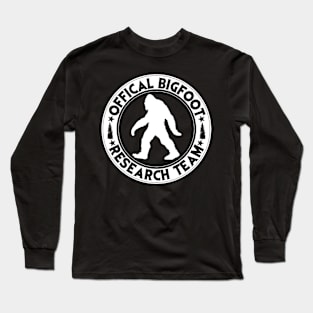 Official Bigfoot Research Team Bigfoot Sasquatch Long Sleeve T-Shirt